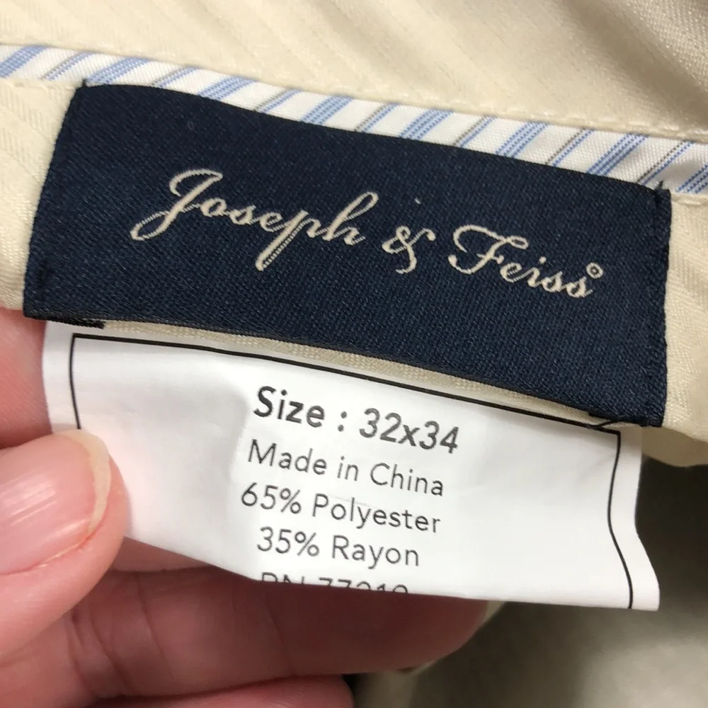 Joseph & Feiss men’s gray dress pants size 32x34 - Picture 10 of 11